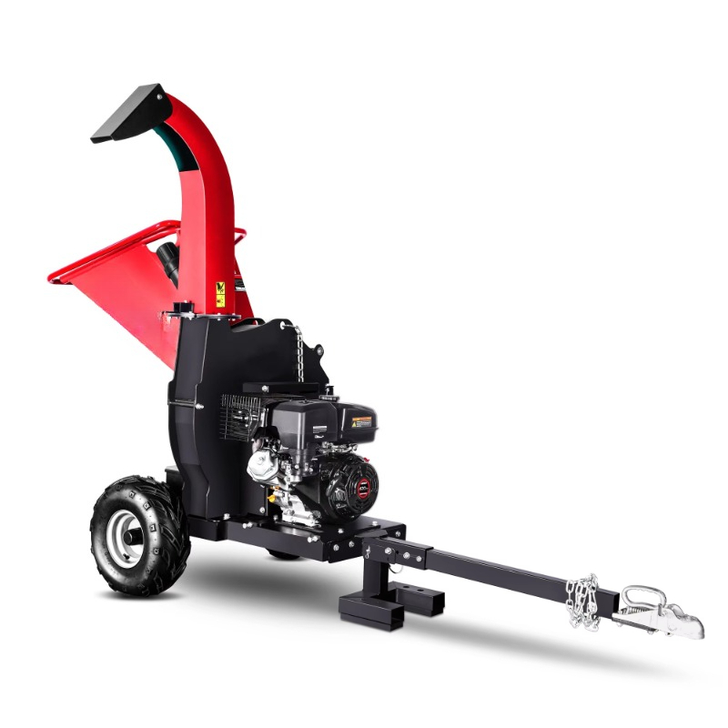 Garden Shredder Chipper - コンパクトな木材チッパー、ポータブルな裏庭用シュレッダー、庭の落ち葉処理用