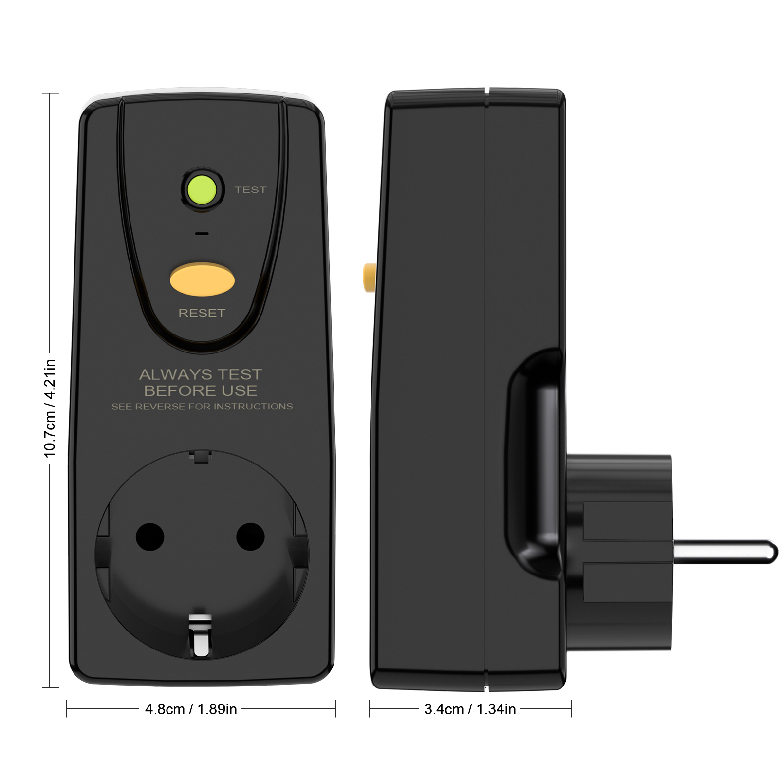 Outdoor Power Port - 家庭用漏れ防止プラグ,安全スイッチ付き家庭用プラグ,家庭用サーキットブレーカ,屋外カットアウト,16A, EU個人保護