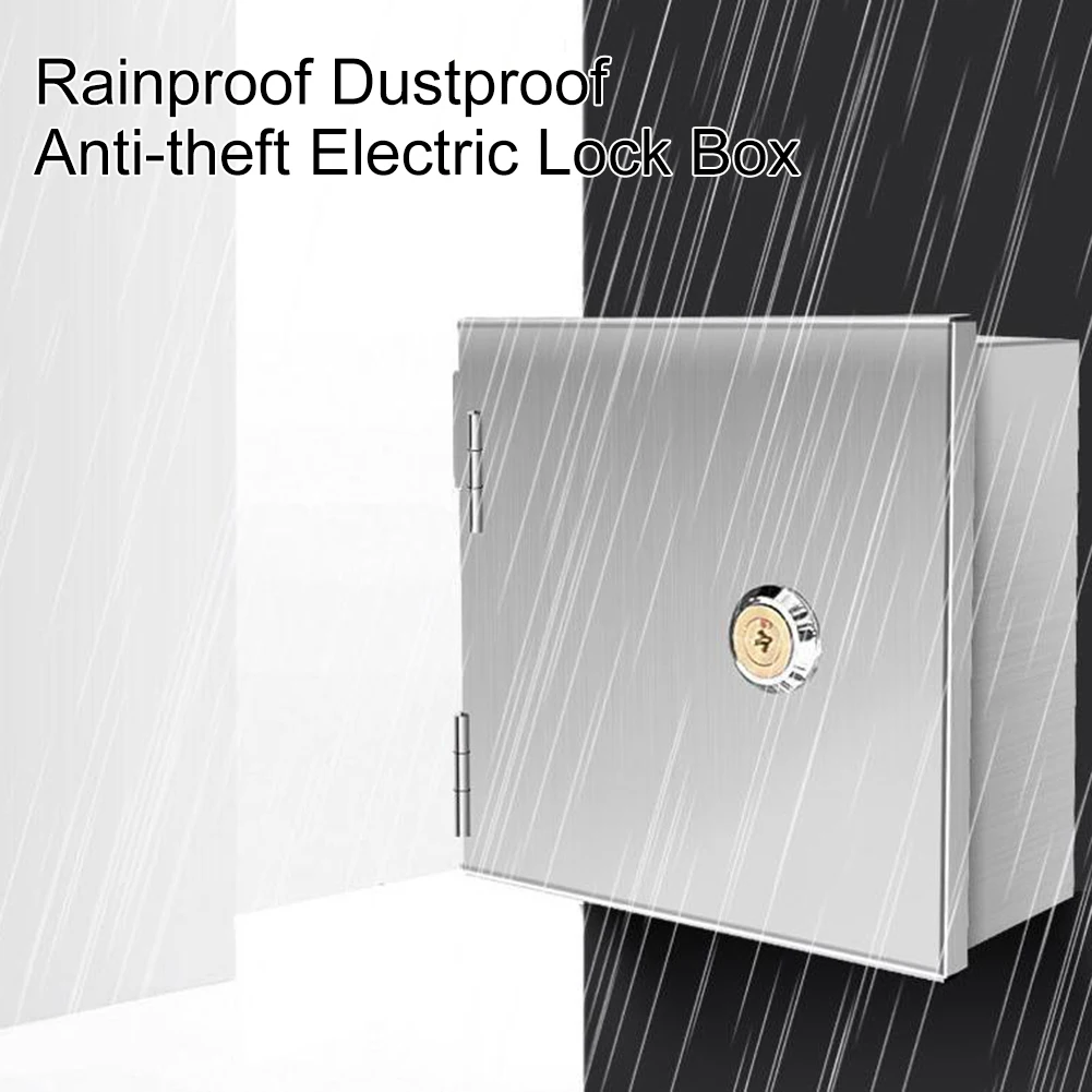 Outdoor Power Port - 防水ステンレス鋼電気ボックスロック屋外電気ソケット用安全カバー付き偶発的起動防止