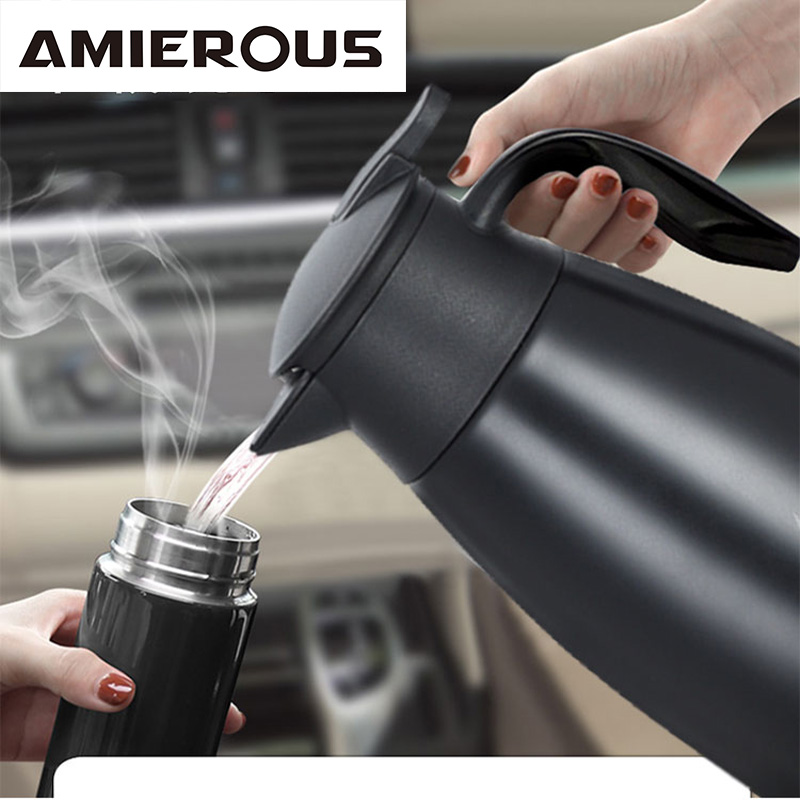 Outdoor Kitchen Power - Arier ポータブルカーケトル 800ML ハンドル付き 車載プラグ電源モード 12V/24V