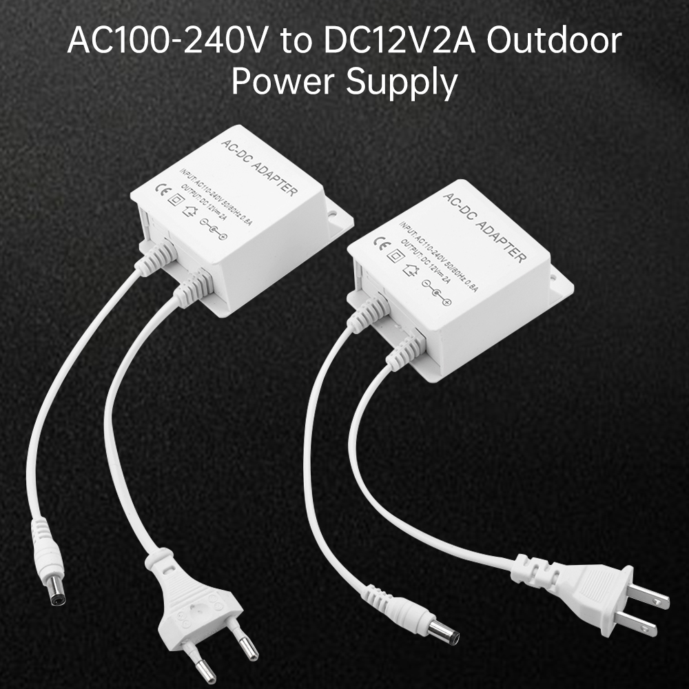 DC12V 2A EU プラグアダプタセキュリティ屋外電源  - Outdoor Power Port のレビューと価格
