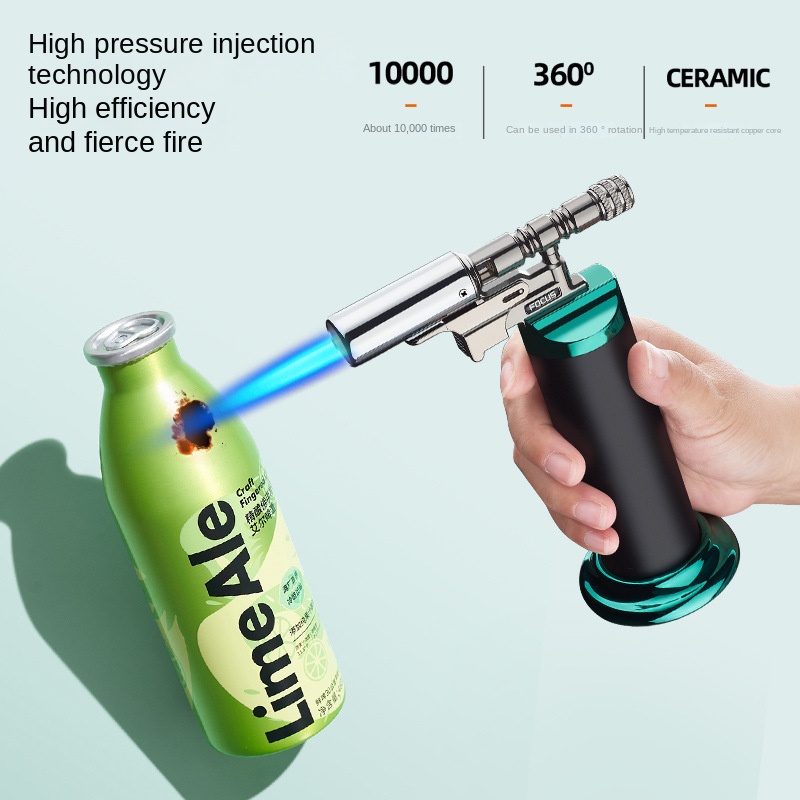 強力な防風ブルーフレームジェットトーチガスライター屋外葉巻バ - Outdoor Kitchen Power のレビューと価格