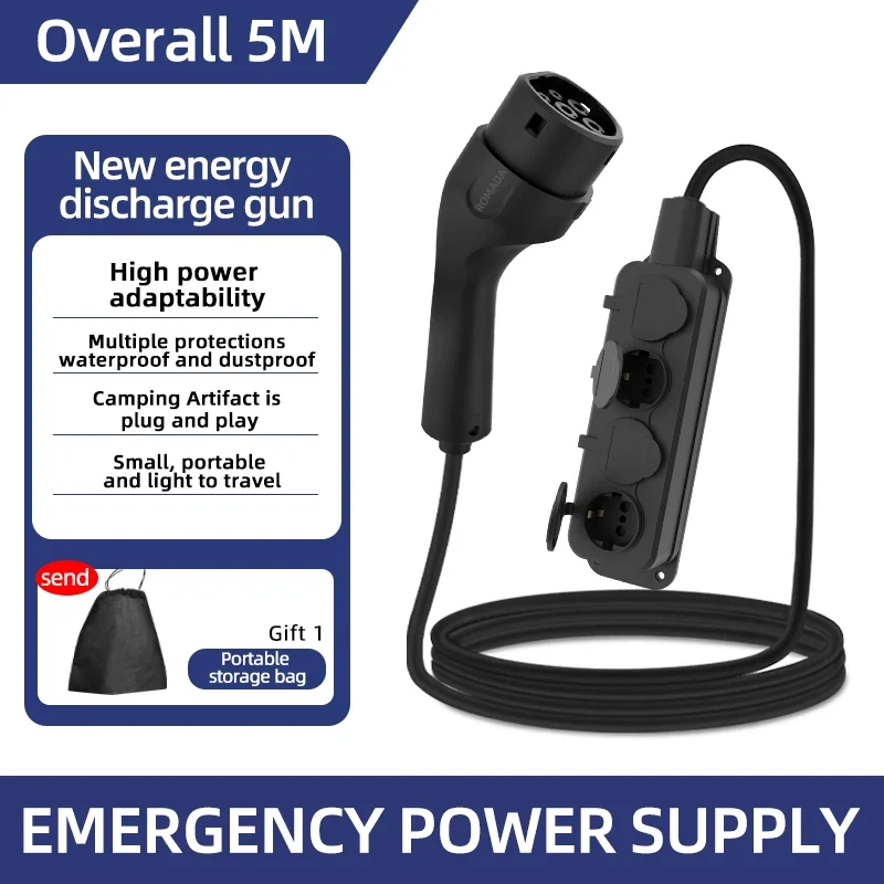 ポータブル16A 4KW電気自動車EV充電器V2Lケーブルサ - Outdoor Power Port のレビューと価格