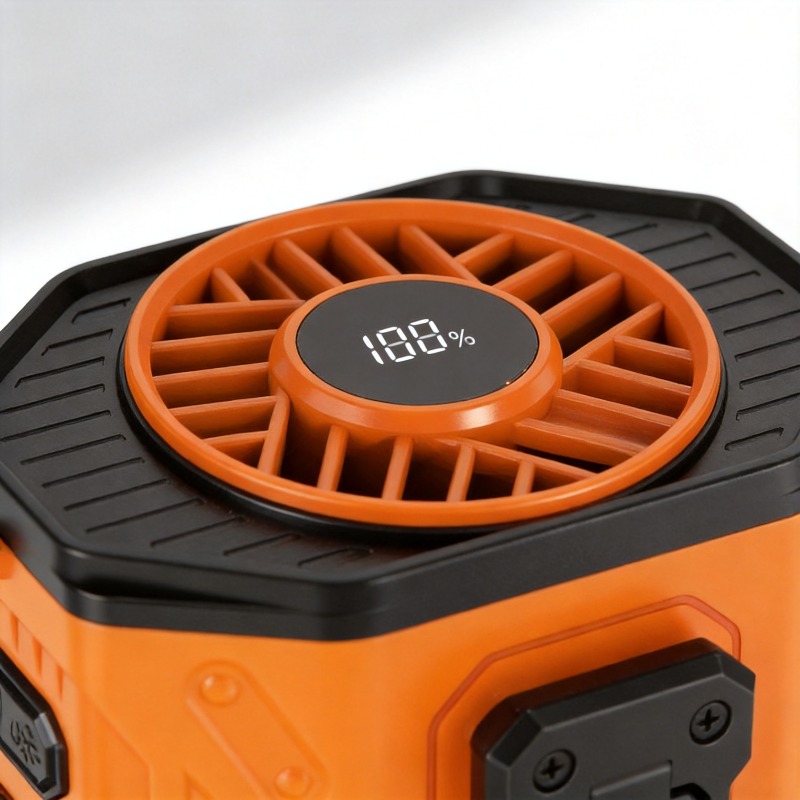 屋外作業用クーラーファン 3600mAh充電式腰掛け/首掛け - Outdoor Power Works のレビューと価格