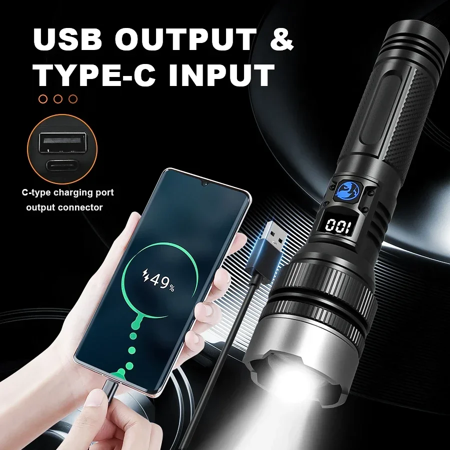 超高輝度充電式懐中電灯、キャンプ、ハイキング、釣り、屋外緊急 - Outdoor Power Works のレビューと価格
