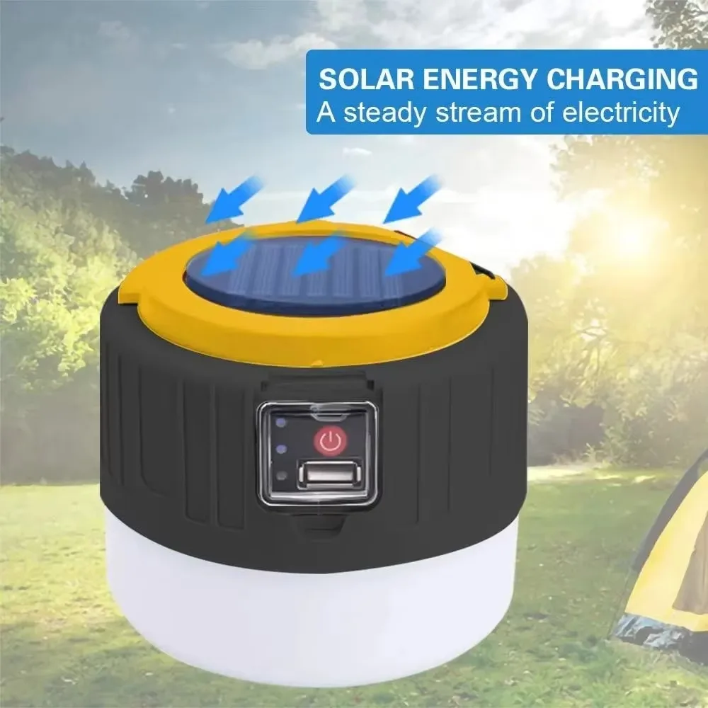 ソーラーキャンプランタン 充電式LEDポータブルワークライト - Outdoor Power Works のレビューと価格