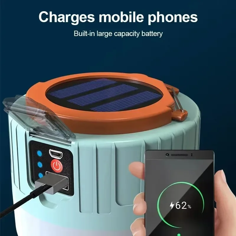 ソーラーキャンプランタン 充電式LEDポータブルワークライト - Outdoor Power Works のレビューと価格