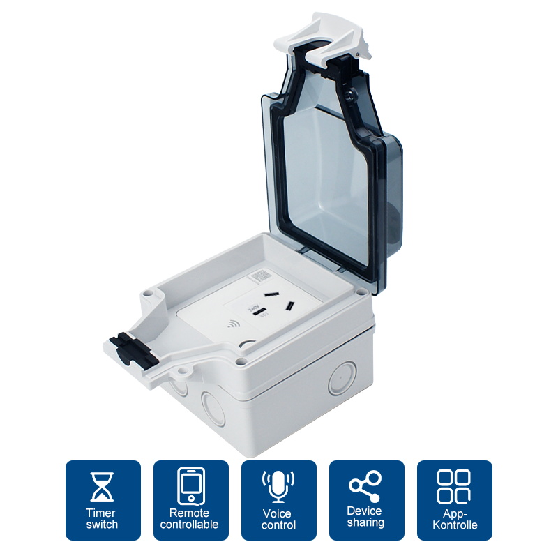 Savir-tuya-Wifi接続ソケット,防水ip66,電 - Outdoor Kitchen Power Outlet のレビューと価格