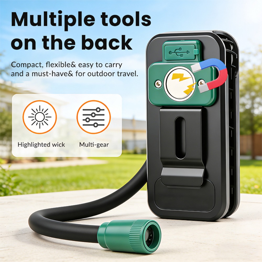 ペンクリップ付き新型マグネット式作業灯、曲げられるホース、U - Outdoor Power Works のレビューと価格