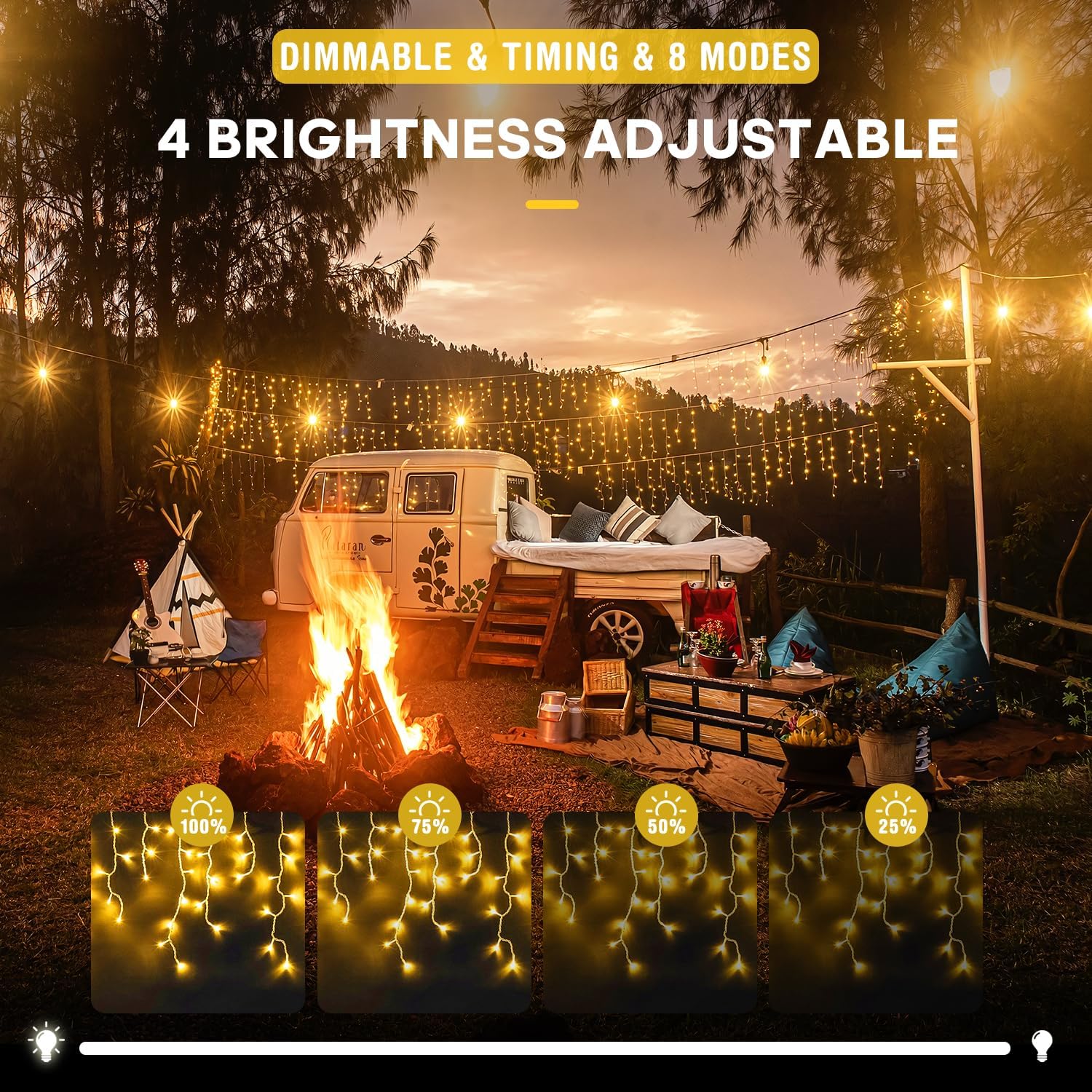 ソーラーアイシクルライト屋外フェアリーストリングライト2個ソ - Outdoor Power For Xmas Lights のレビューと価格