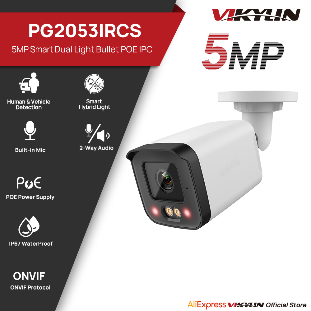 VIKYLIN IP セキュリティカメラ 5MP スマートデ - Outdoor Power G Motion のレビューと価格