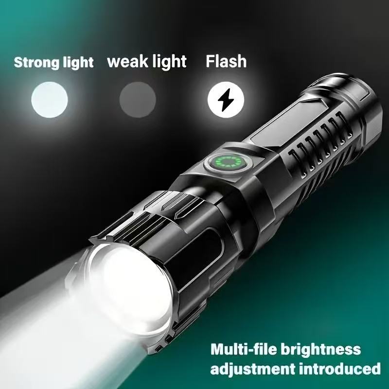 新型高出力LED懐中電灯 USB充電式トーチ ズーム機能付き - Outdoor Power Works のレビューと価格