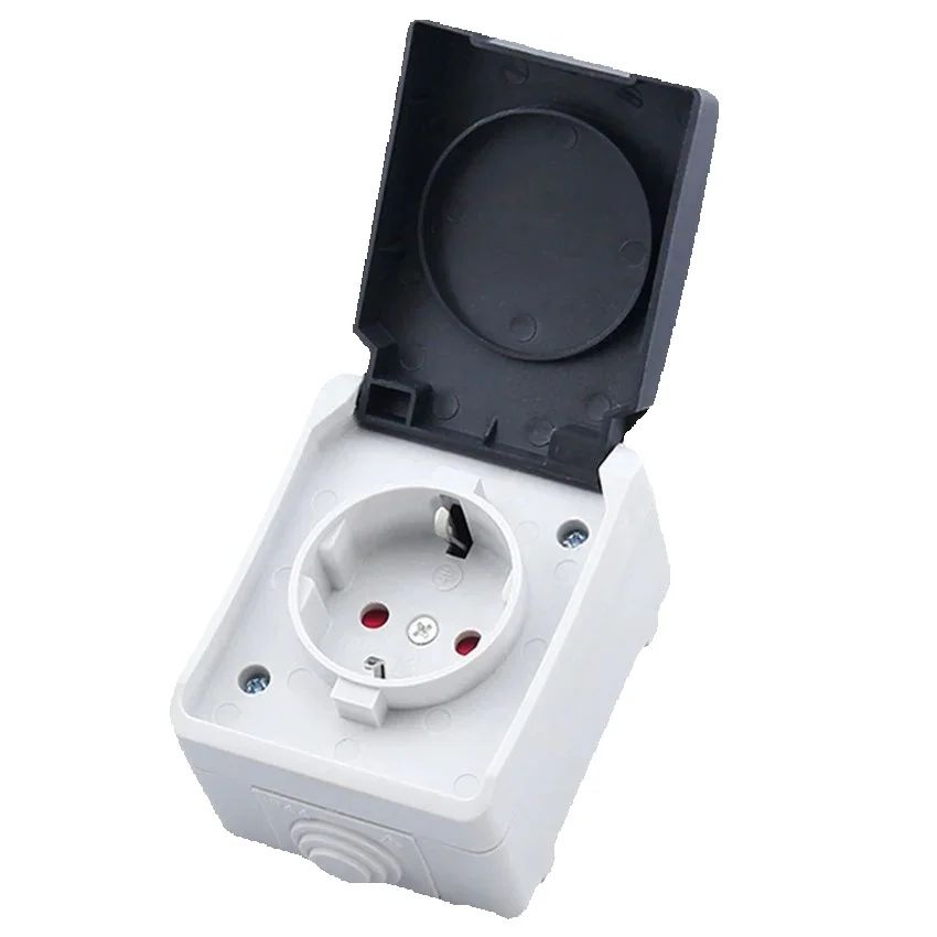 ヨーロッパフランスドイツ 16A 表面実装屋外防水電源壁ソケ - Outdoor Kitchen Power Outlet のレビューと価格