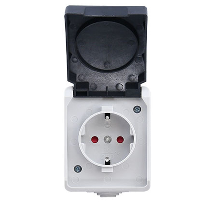 ヨーロッパフランスドイツ 16A 表面実装屋外防水電源壁ソケ - Outdoor Kitchen Power Outlet のレビューと価格