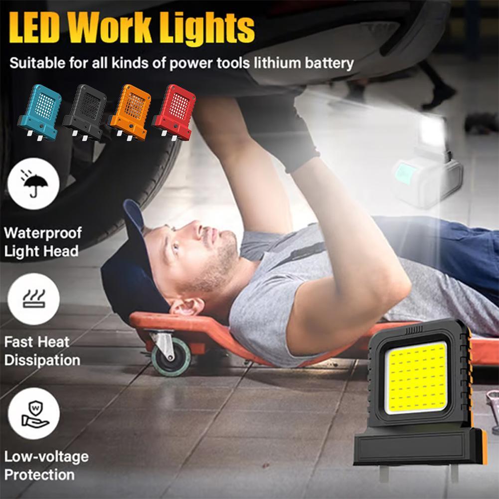 20–21V 電動工具部品 LED 調整可能な高輝度ポータブ - Outdoor Power Works のレビューと価格