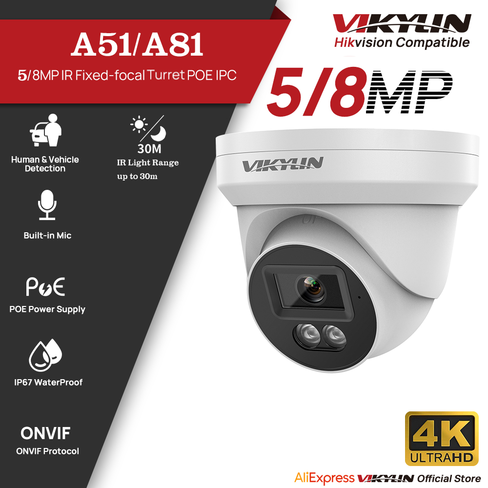 VIKYLIN 5/8MP HD IP セキュリティカメラ  - Outdoor Power G Motion のレビューと価格