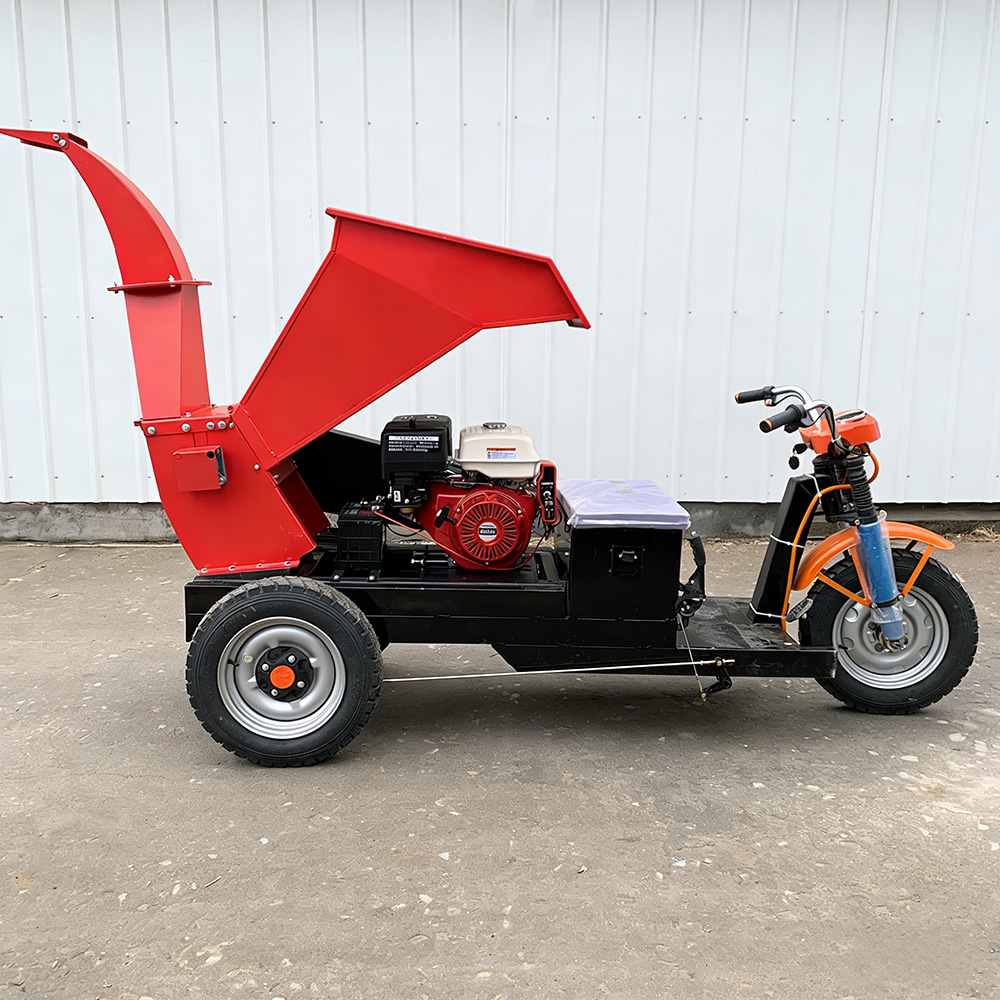 三輪式木材破砕機 森林機械のモバイルバージョン 三輪式モバイ - Garden Shredder Chipper のレビューと価格