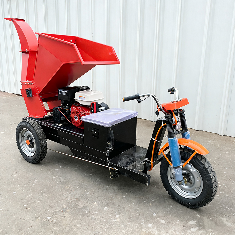三輪式木材破砕機 森林機械のモバイルバージョン 三輪式モバイ - Garden Shredder Chipper のレビューと価格