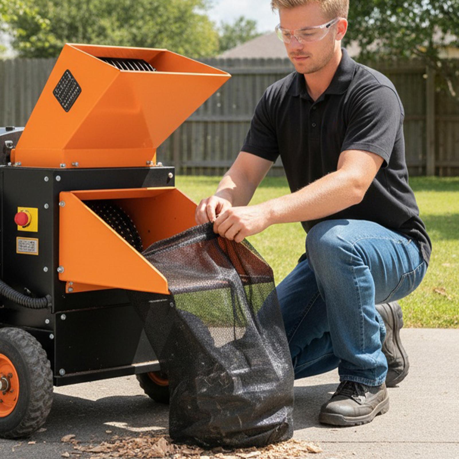 ウッドチッパーシュレッダーバッグメッシュホルダートート48. - Garden Shredder Chipper のレビューと価格