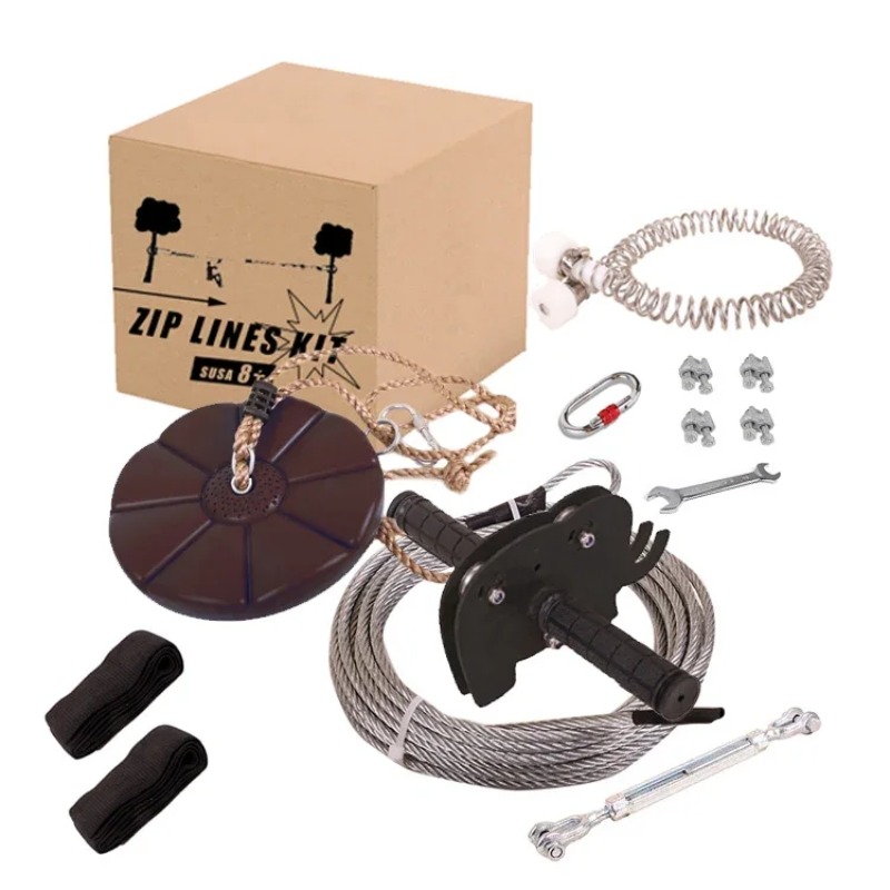 30mの人気商品、屋外用ジップラインキット（裏庭用）、シート - Outdoor Power Tool Kit のレビューと価格