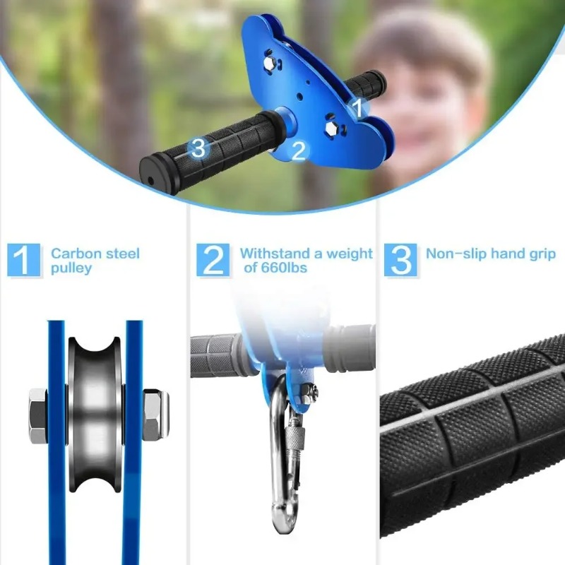 30mの人気商品、屋外用ジップラインキット（裏庭用）、シート - Outdoor Power Tool Kit のレビューと価格