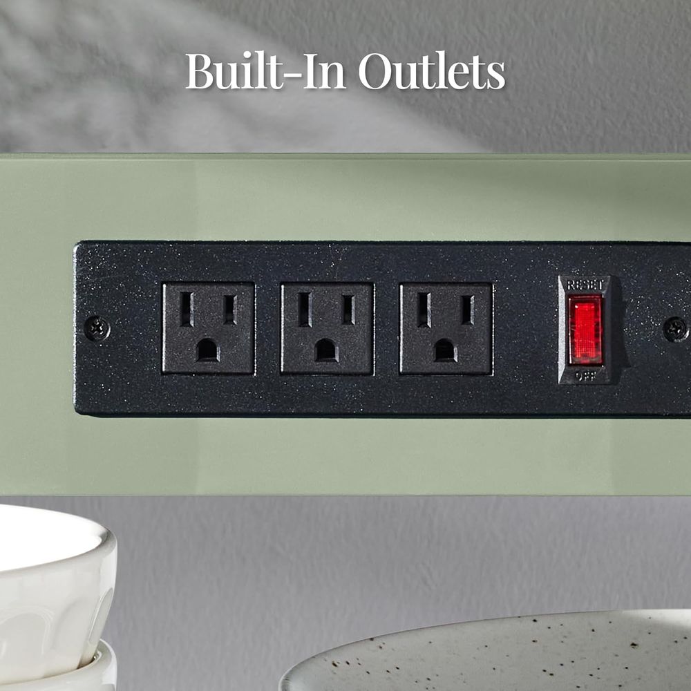 36インチ ラーローリングキッチンアイランドカート、2ドアキ - Outdoor Kitchen Power Outlet のレビューと価格
