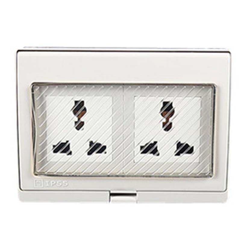 1 個ホワイト AU UK EU US ユニバーサル防水壁ソ - Outdoor Kitchen Power Outlet のレビューと価格