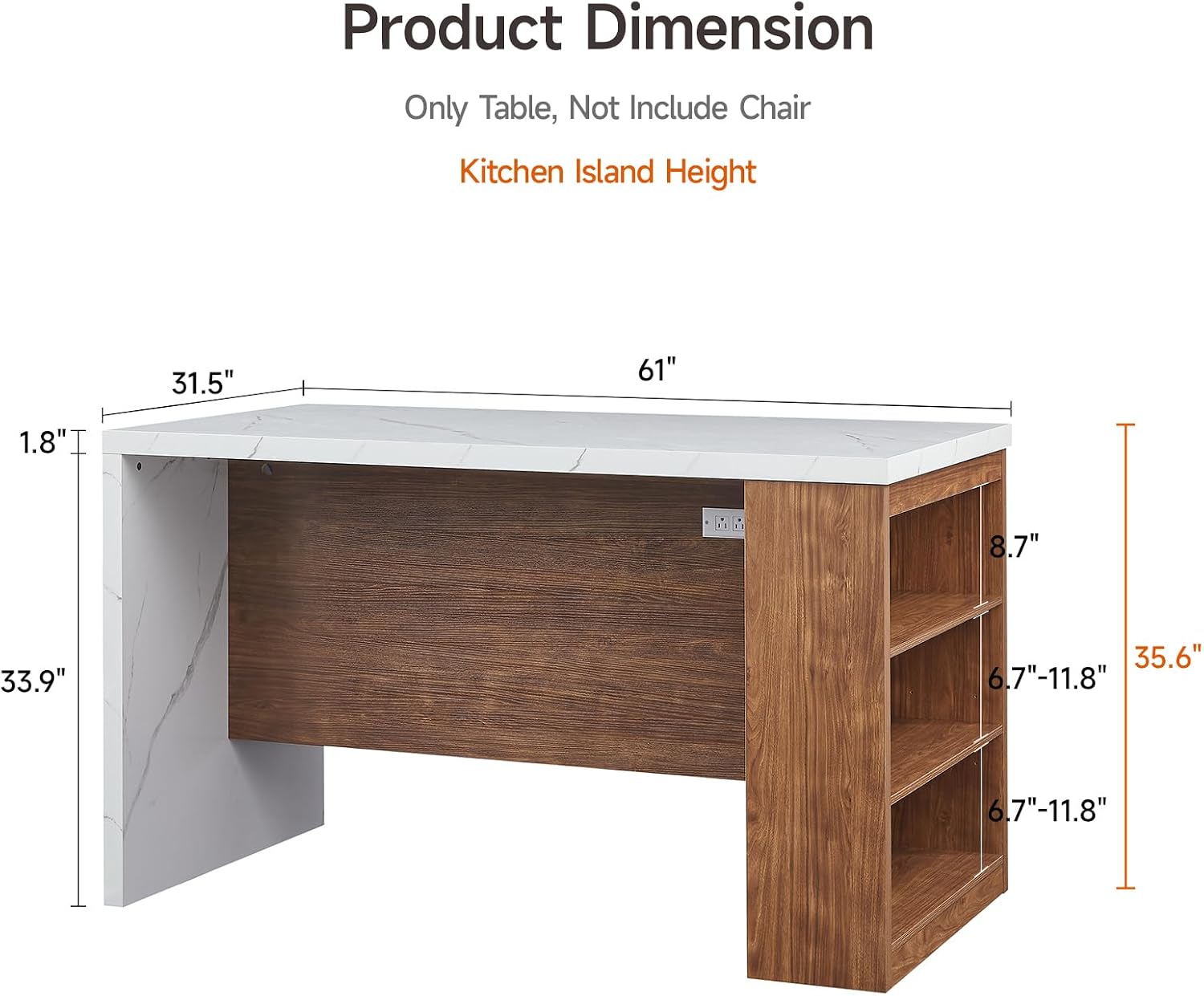 屋外/屋内兼用 モダンキッチンアイランドテーブル カウンター - Outdoor Kitchen Power Outlet のレビューと価格