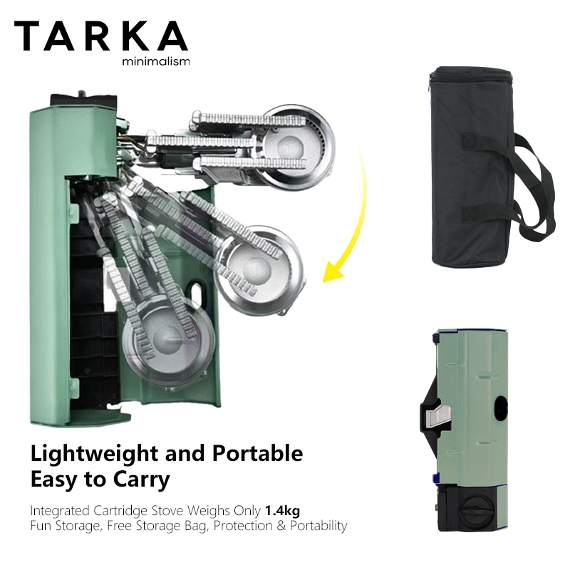 TARKA カセットコンロ キャンプ用折りたたみ式ガスコンロ - Outdoor Kitchen Power のレビューと価格